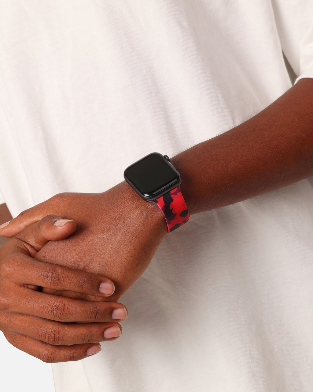Saint Morta Printed Silicone Band M002 Red Camo