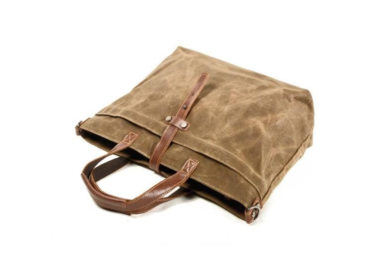 Canvas Handbag Leather Tote Bags