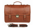 Large Leather Travel Laptop Bag Briefcase