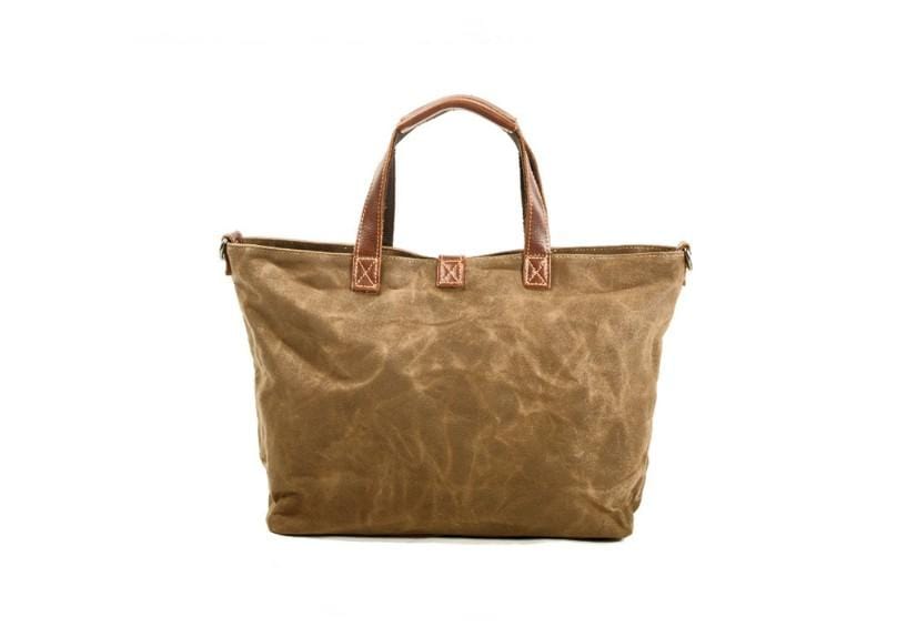 Canvas Crossbody Tote Handbag