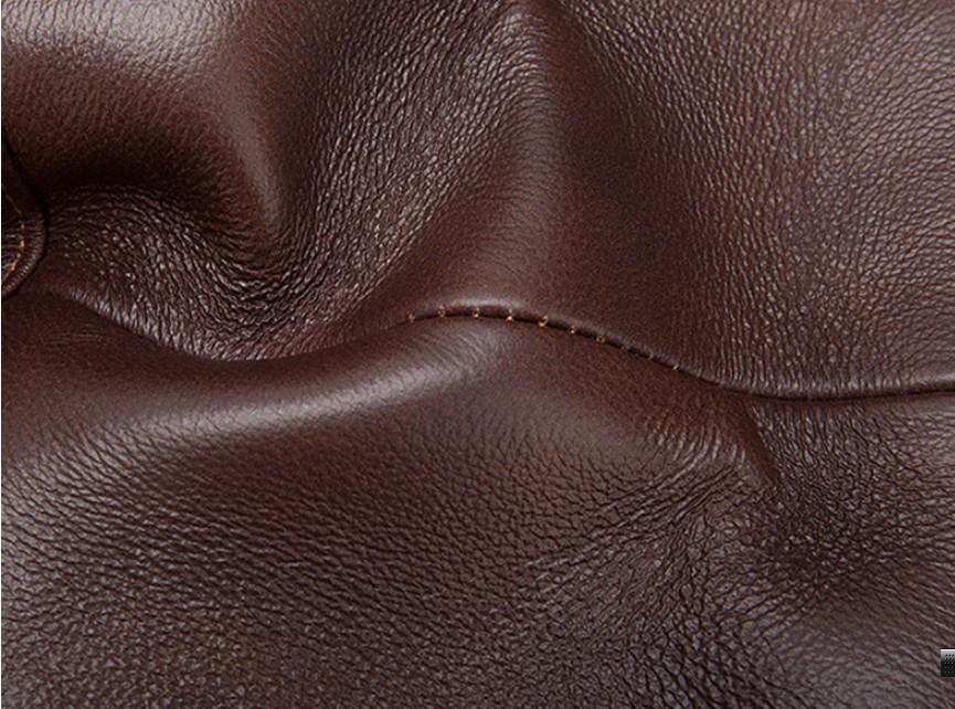 Leather Laptop Messenger Bag Brown Handbag