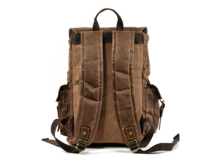 Canvas Leather Backpack Purse for Girls and Boys