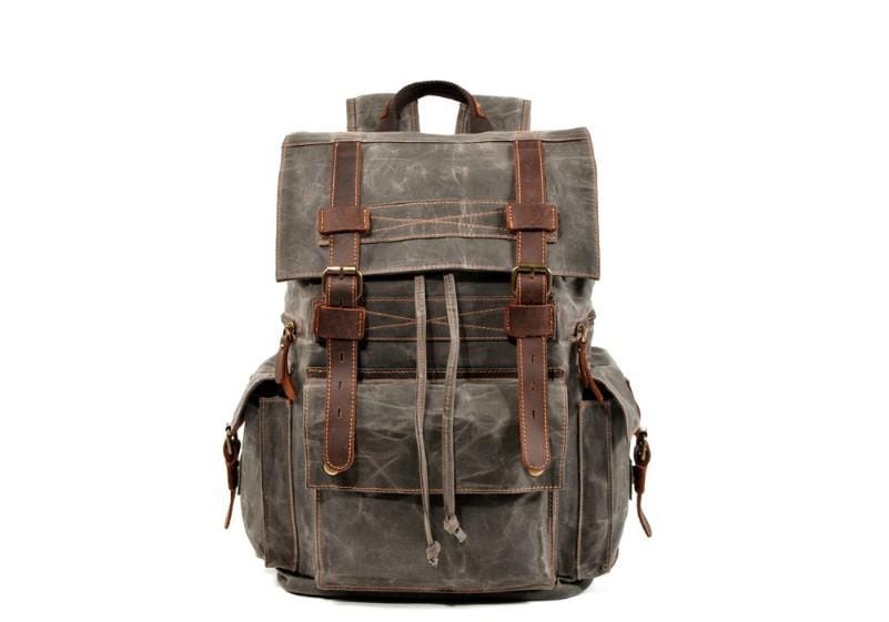 Canvas Leather Backpack Purse for Girls and Boys