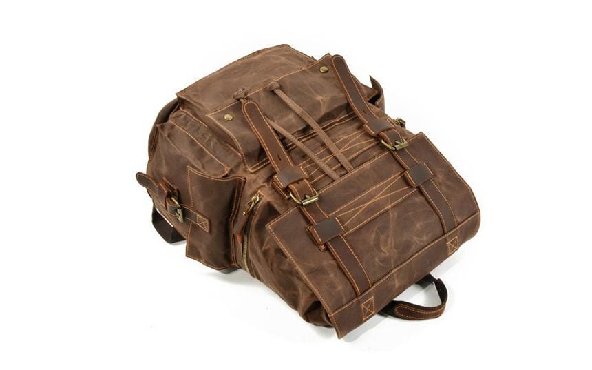 Canvas Leather Backpack Purse for Girls and Boys