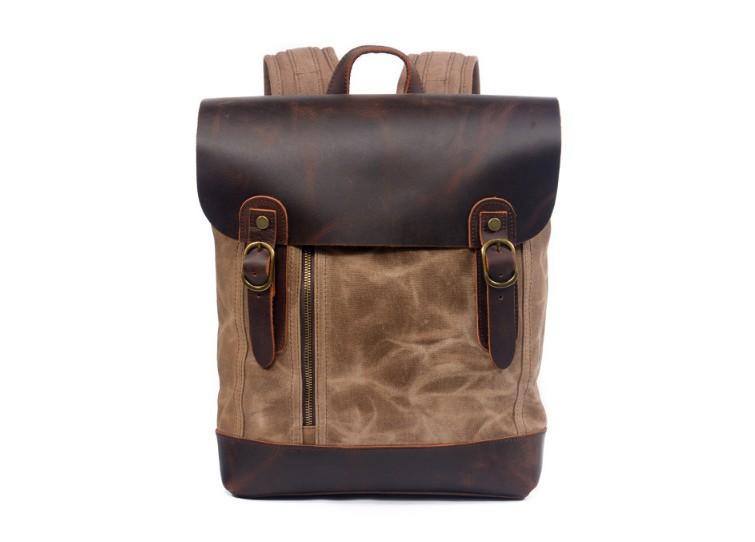 Canvas Travel Backpack Rucksack Bags