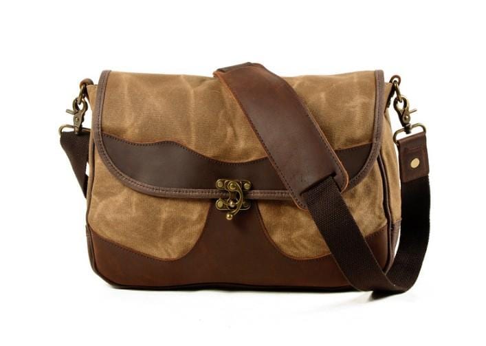 Womens Vintage Canvas Crossbody Messenger Bag Handbag