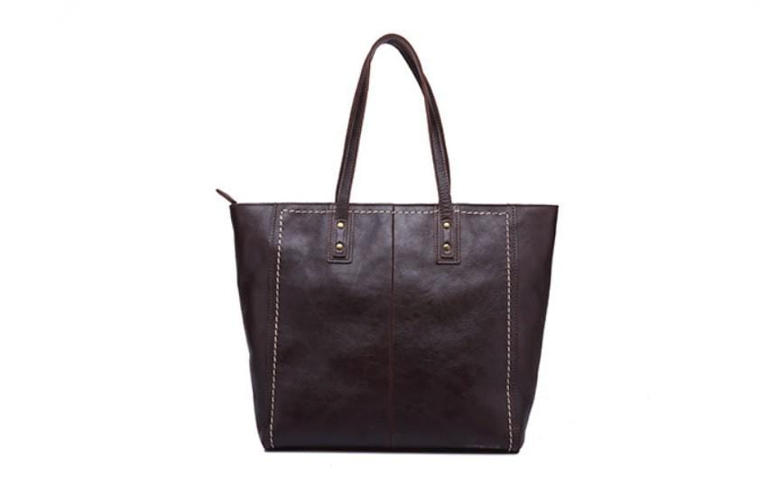 Large Leather Tote Bag Handcrafted Handbag