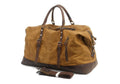 Men's & Women's Vintage Waxed Canvas and Leather Travel bag