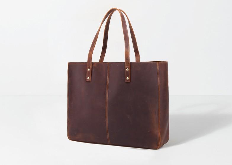 Leather Handbag Womens Shoulder Shopping Tote Bag