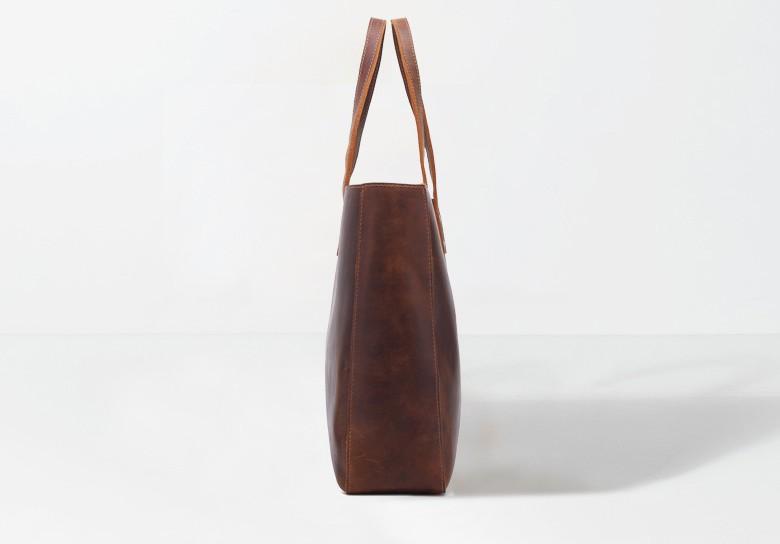 Leather Handbag Womens Shoulder Shopping Tote Bag