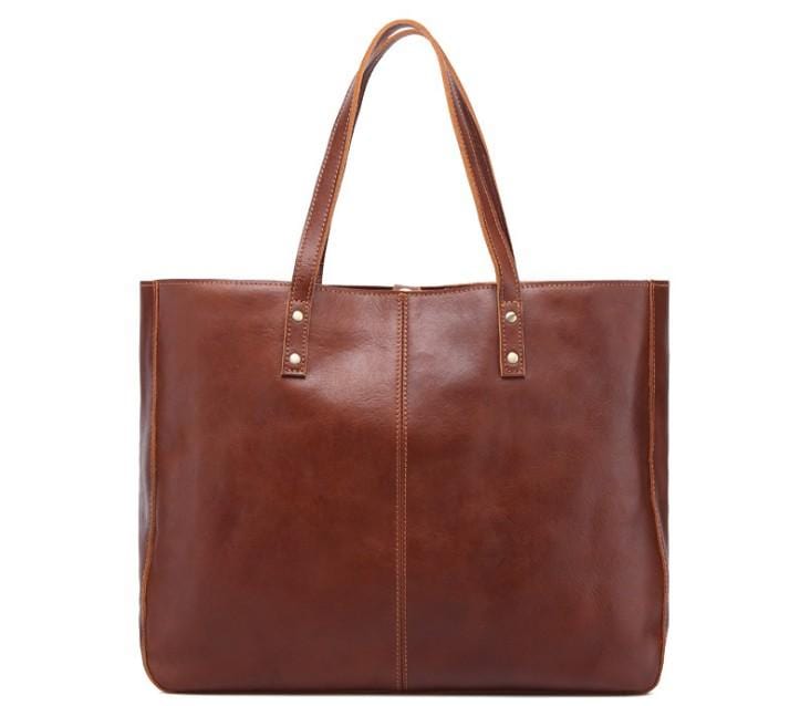 Leather Handbag Womens Shoulder Shopping Tote Bag