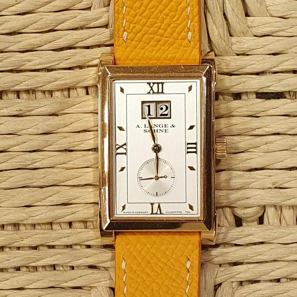 Sun Yellow Epsom Slim Strap