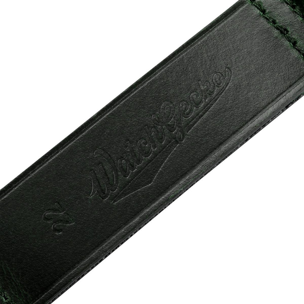 Cambridge Genuine Leather British Military Watch Strap - Vintage Green