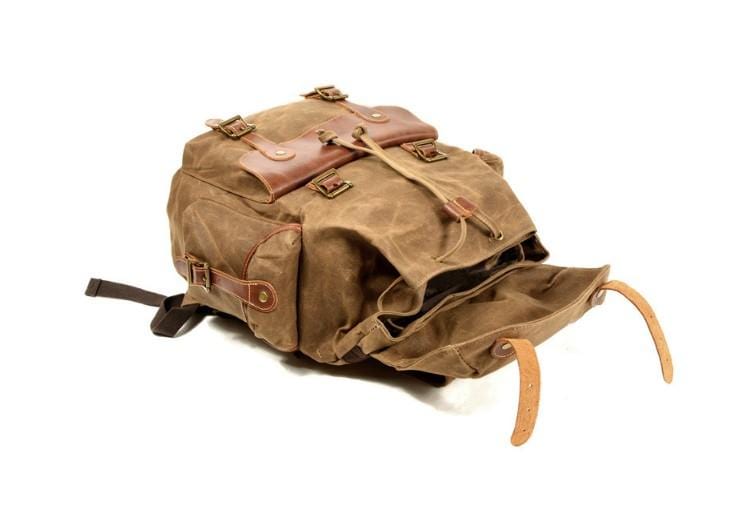 Vintage Large Premium Canvas Backpack Purse Bag