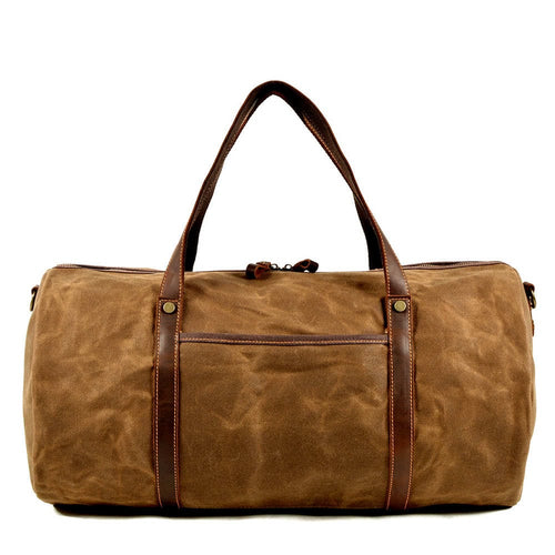 Canvas Duffle Bags Grey Brown Green And Black