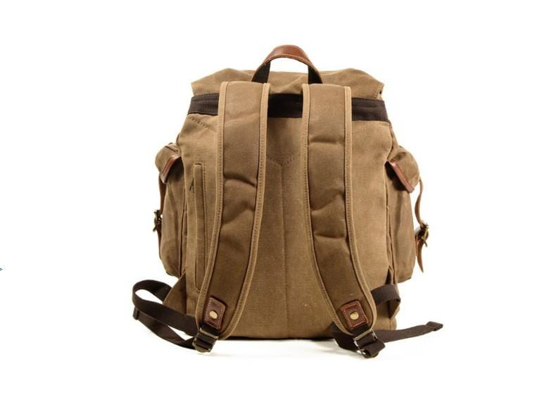 Vintage Large Premium Canvas Backpack Purse Bag
