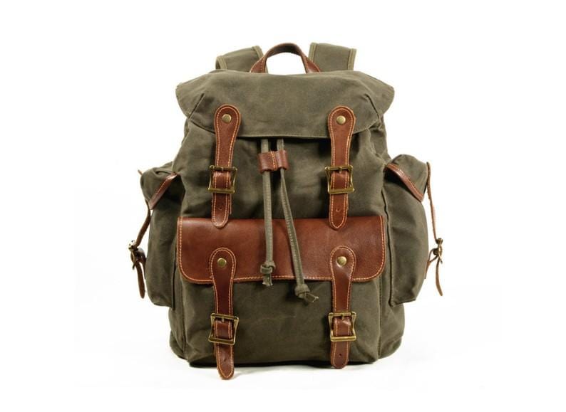 Vintage Large Premium Canvas Backpack Purse Bag