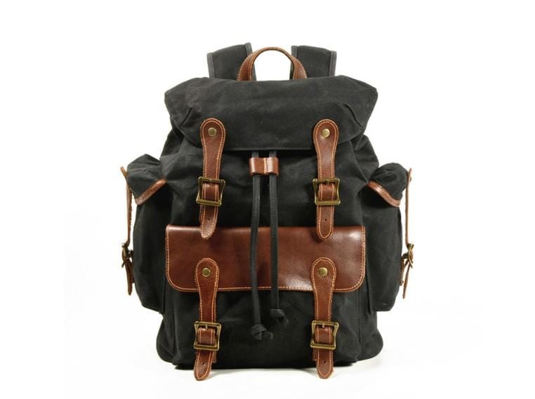 Vintage Large Premium Canvas Backpack Purse Bag