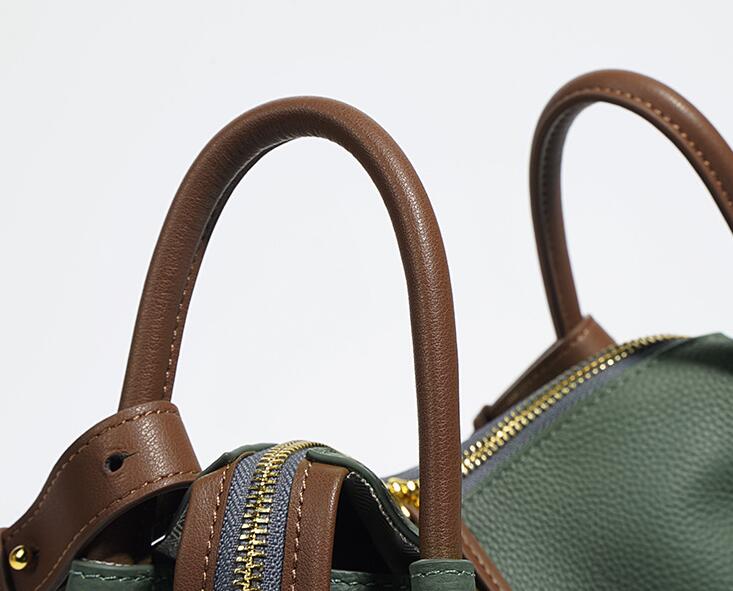 Elegant Women's Leather Tote Crossbody Handbag