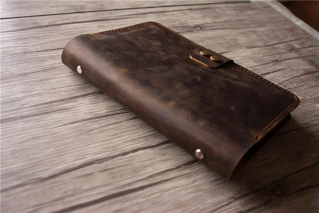 Custom Leather Refillable Planner Notebook