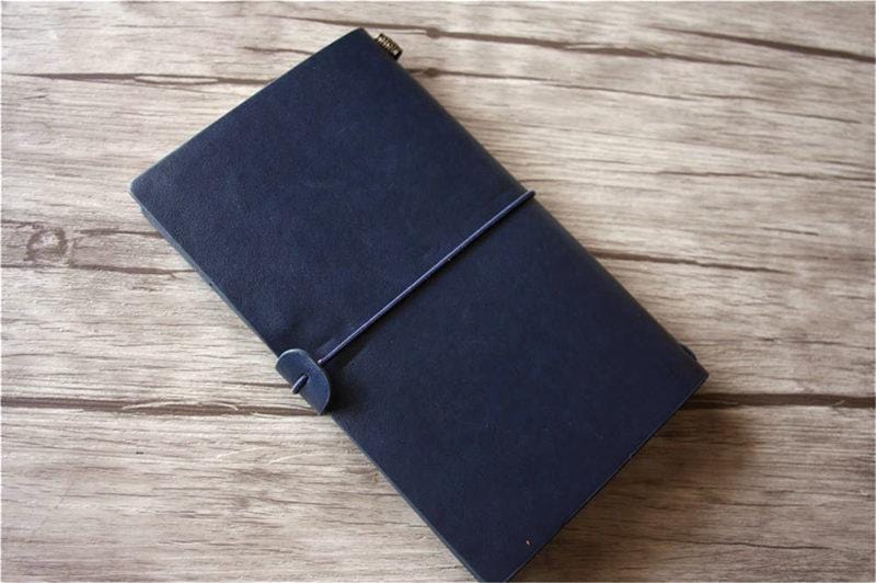 Personalized Leather Travel Journal Notebook