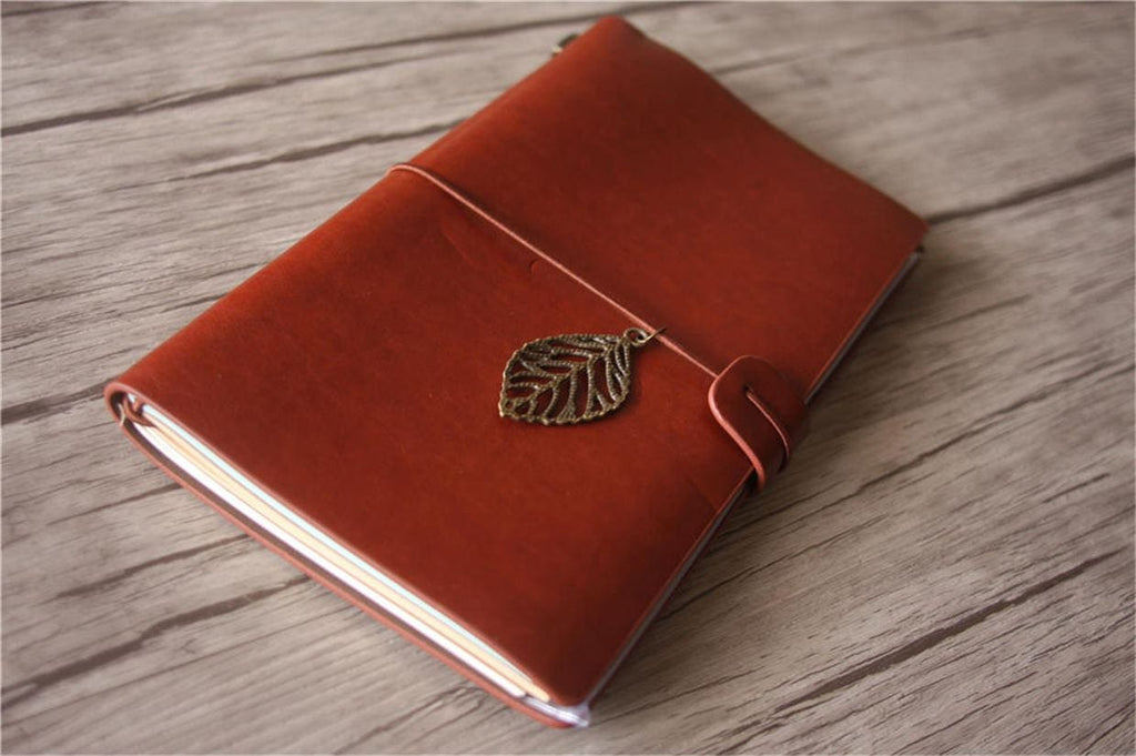 Personalized Leather Small Travelers Notebook