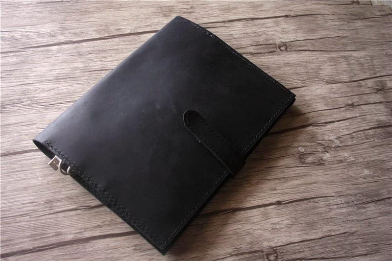 Personalized Leather iPad Air Cover Case with Pencil Holder