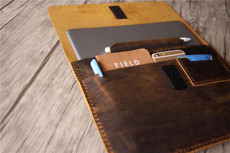 Embossed Leather Macbook Pro 13 Cover Sleeve