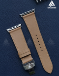 สายนาฬิกาหนัง Swift สำหรับ Apple Watch, นาฬิกาไขลาน - สี Peanut SW2208