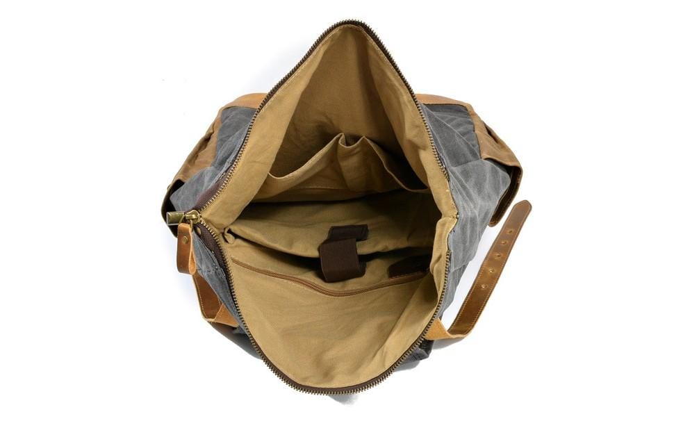 Men's & Women's Waxed Canvas Backpack Rucksack