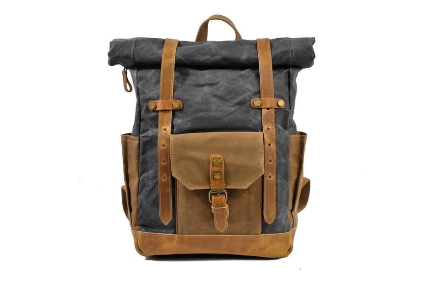 Men's & Women's Waxed Canvas Backpack Rucksack