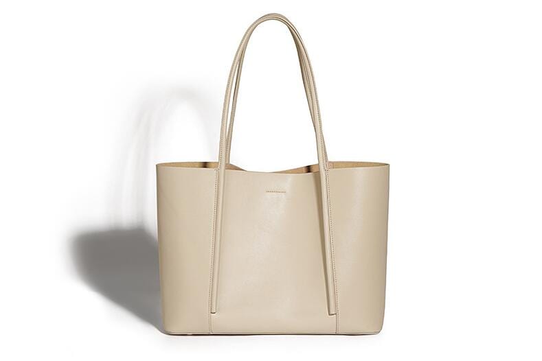 Large Women's Leather Tote Handbag