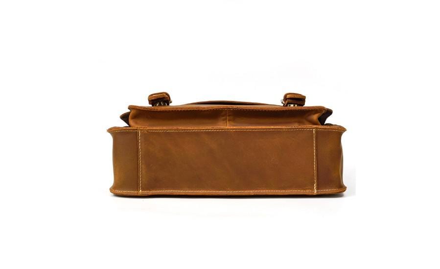 Mens Leather Shoulder Bag Womens Satchel Messenger