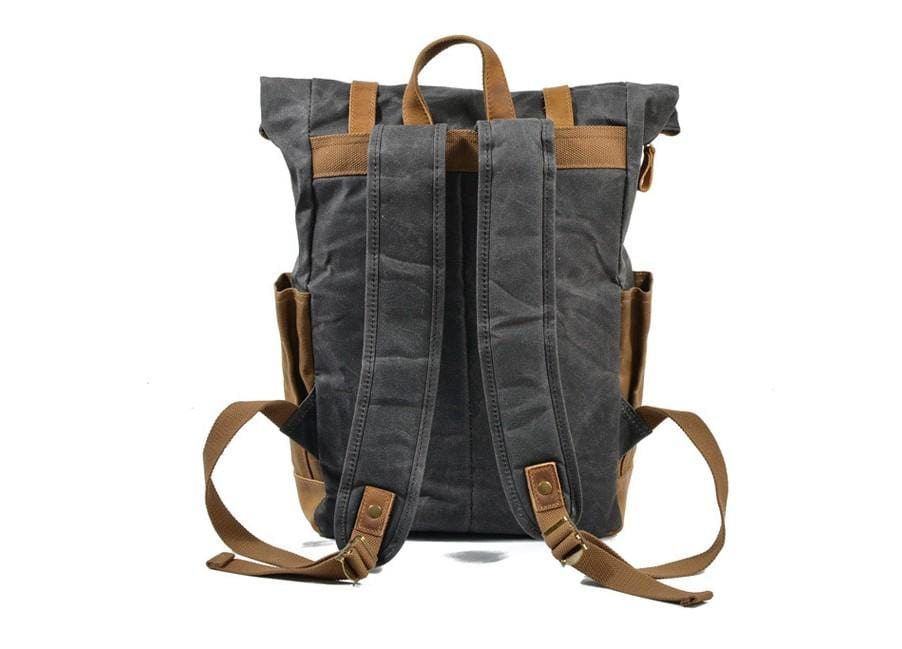 Men's & Women's Waxed Canvas Backpack Rucksack