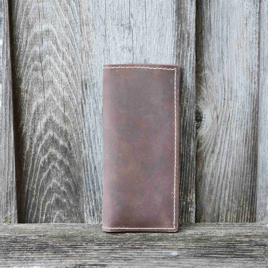 The Long Wallet - Black 100% Full-Grain Leather Long Wallet