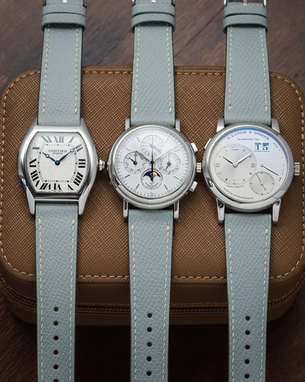 Light Grey Epsom Slim Strap