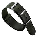 Cambridge Genuine Leather British Military Watch Strap - Vintage Green