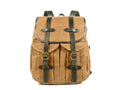 Large Womens Canvas Backpack Bag Green, Brown, Black