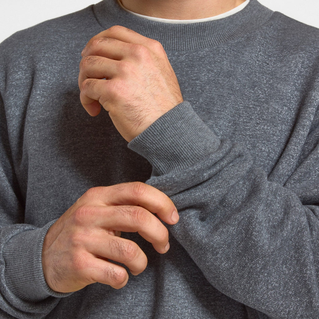 Men's Merino Blend Sweatshirt - Natural Grey Heather