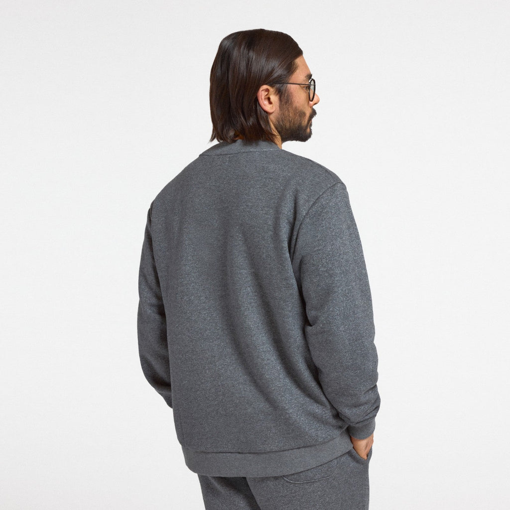 Men's Merino Blend Sweatshirt - Natural Grey Heather