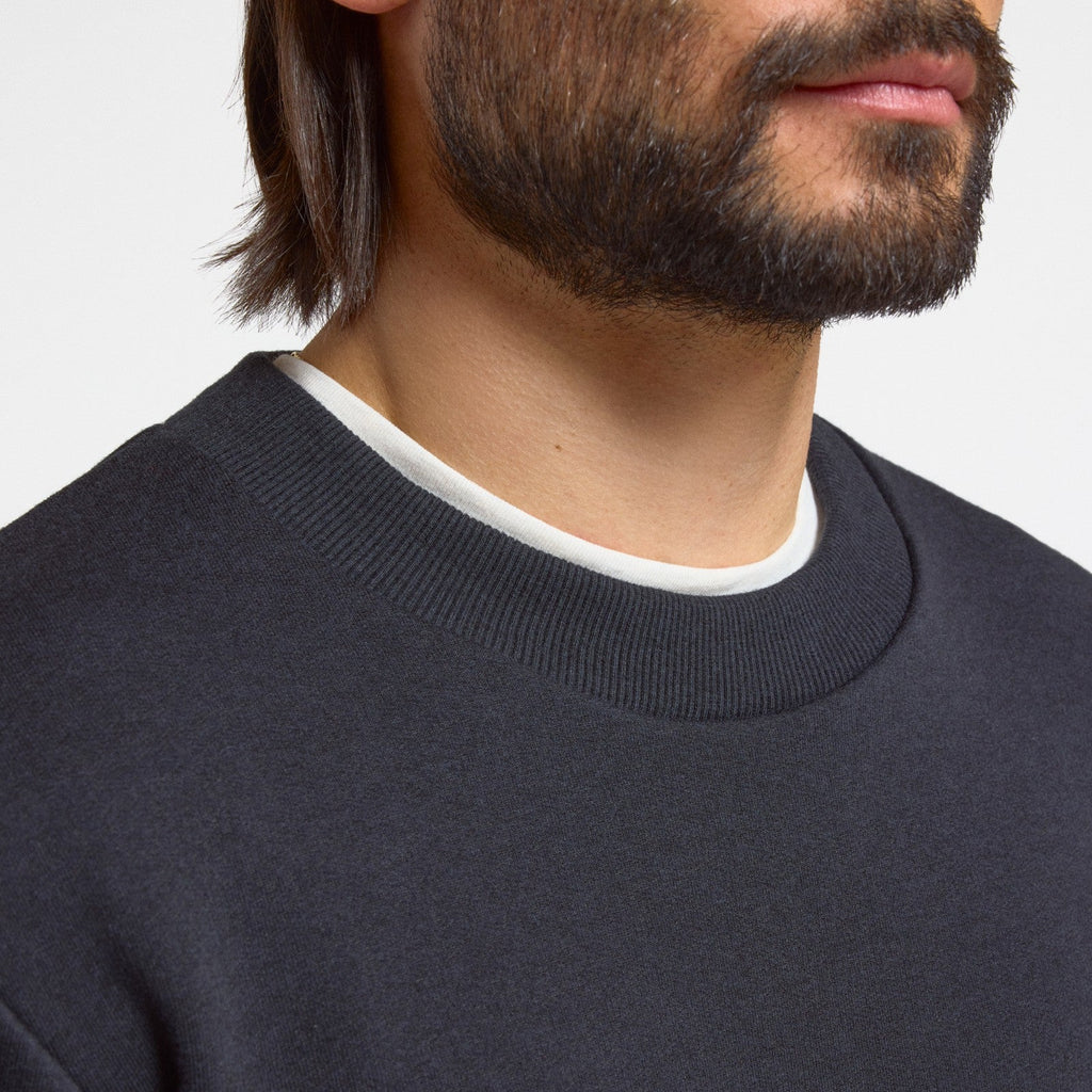 Men's Merino Blend Sweatshirt - True Black