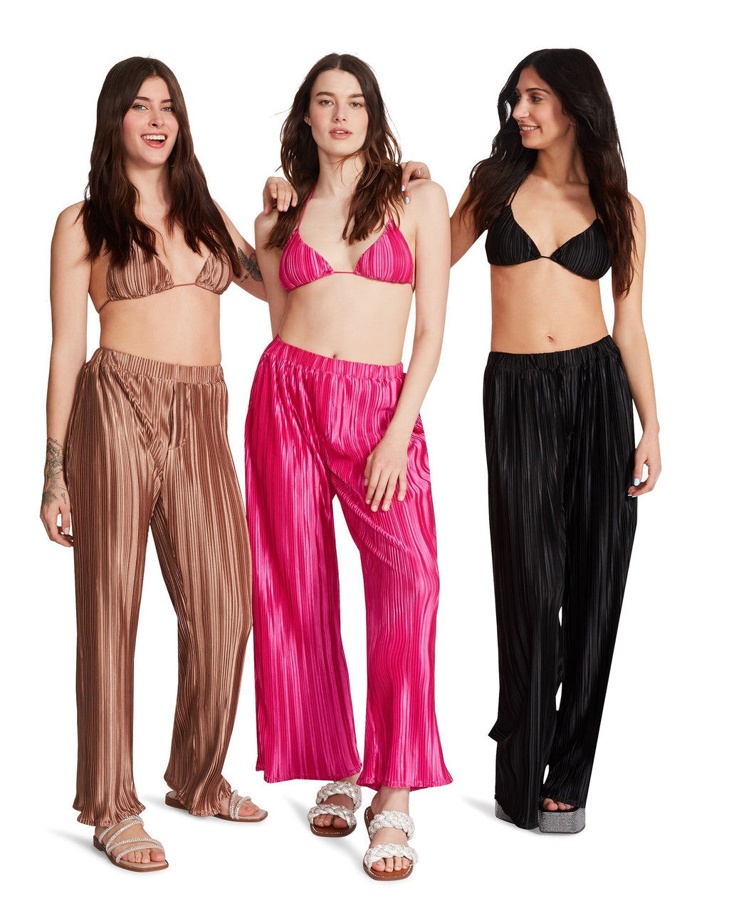 PLISSE PANT SET BLACK - SM REBOOTED