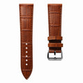 Louvain Croc Tote en Cuir Naturel - Bracelet de Montre Élégant Cognac