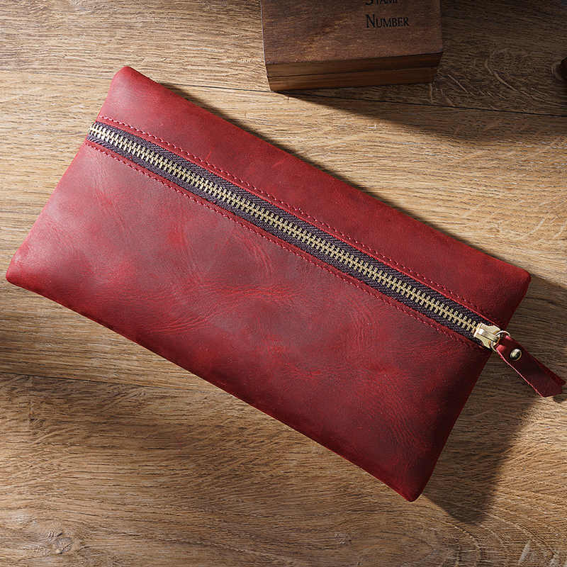 Leather Pencil Holder Fountain Pen Case
