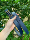 Hand-stitched Full-grain Cowhide Belt 3