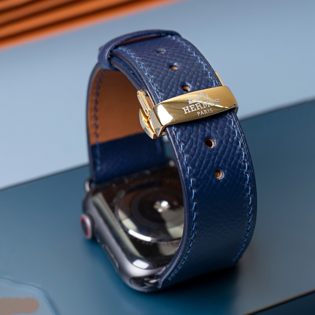 สาย Apple Watch หนัง Epsom Series 3 4 5 6 7 8 9 ultra ขนาด 38 มม. ถึง 49 มม.