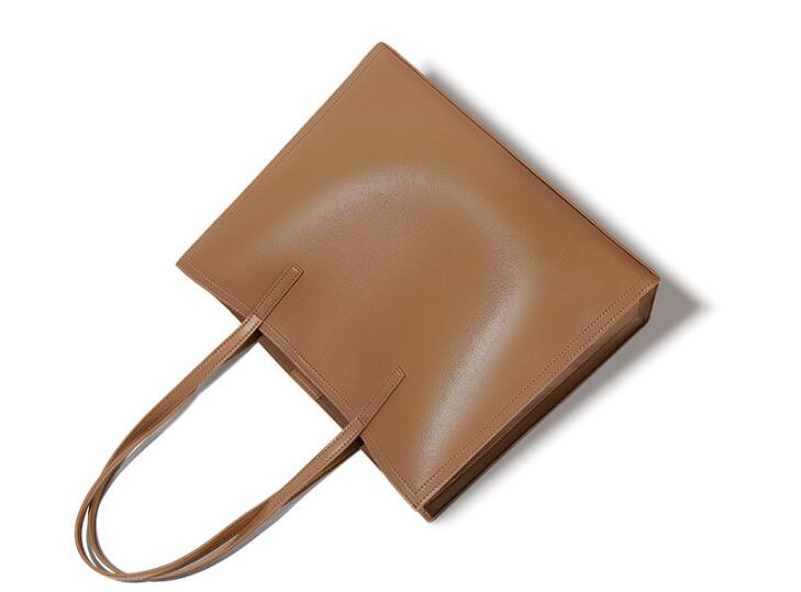 Women's Leather Shoulder Tote Handbag