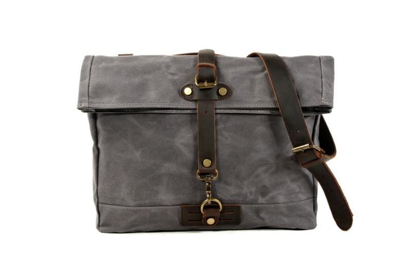 Mens Canvas Computer Messenger Purse Bag