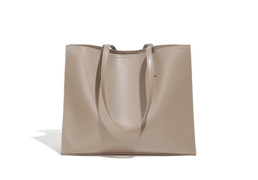Women's Leather Shoulder Tote Handbag