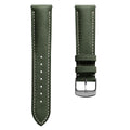 Lerano Tuscan Lederarmband mit Polsterung in elegantem Grün